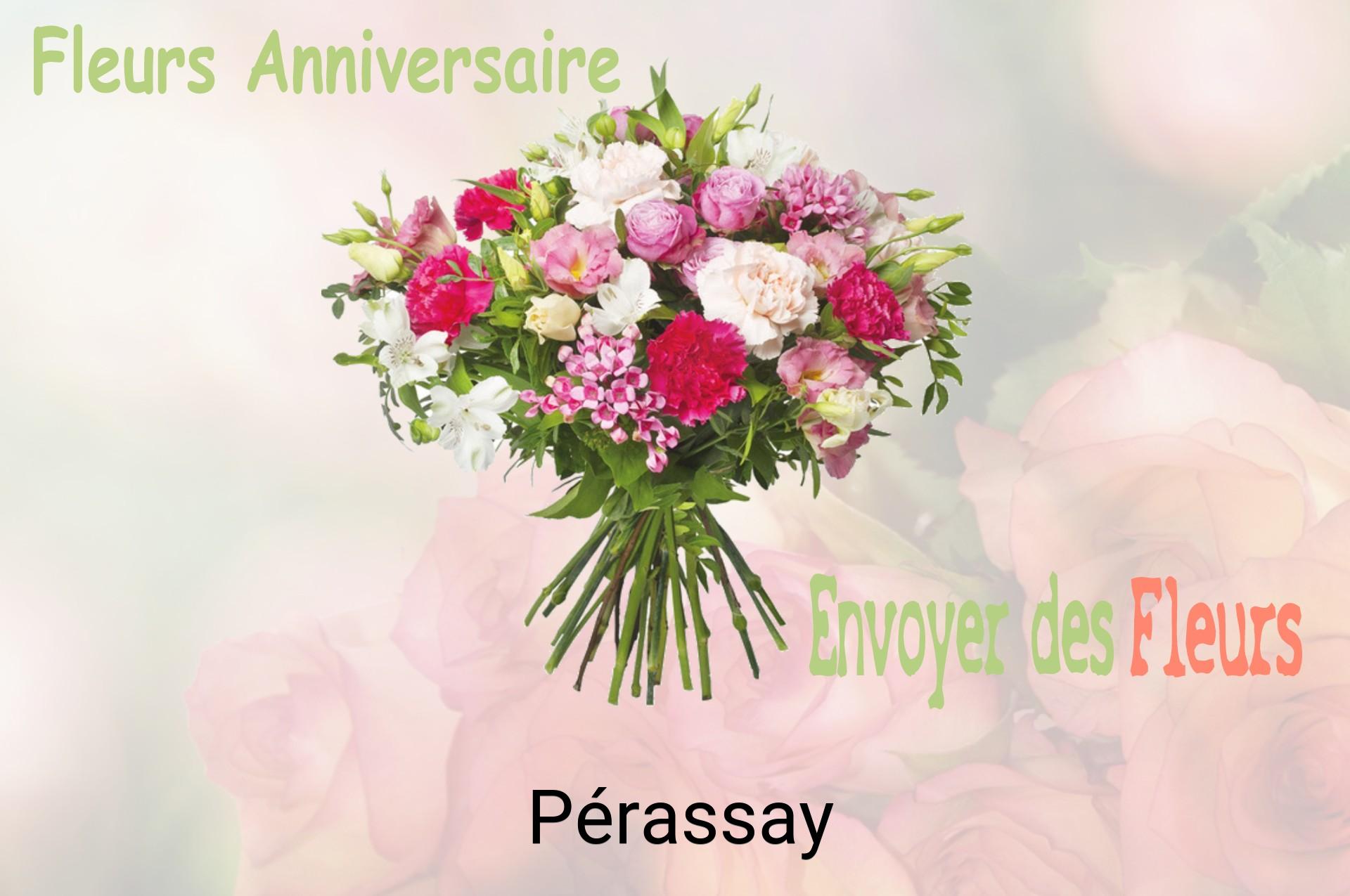 Bouquet de fleurs d’anniversaire livré à Pérassay